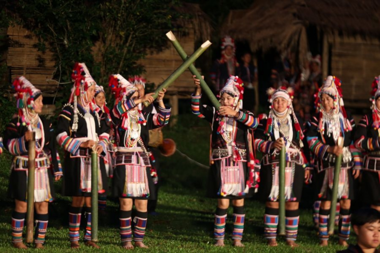 Akha Hill tribe Village