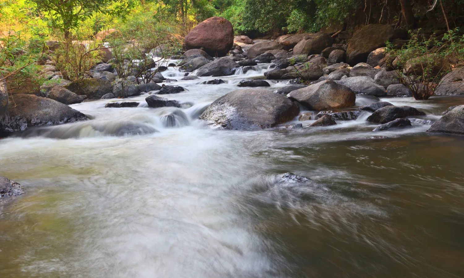 Nang Rong Waterfall Nakhon Nayok Beautiful Nature